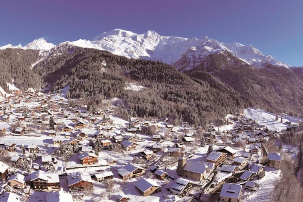 Montagne Aux Contamines Montjoie Appartement 6-7 Personnes Bagian luar foto